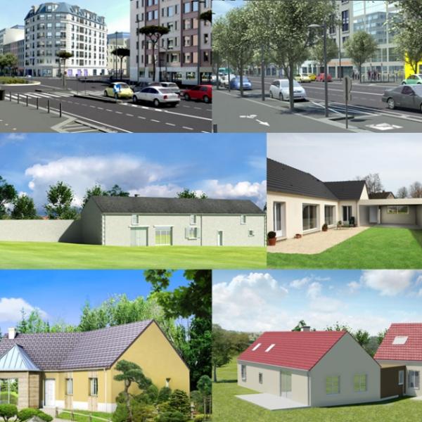 Illustrations d'architecture - 3D